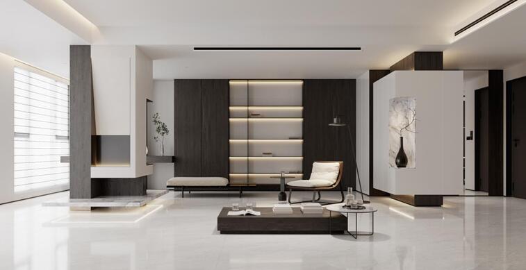 能強瓷磚900×1800mm素月清影丨不落俗的高級質感，是誰的裝修DNA動了？