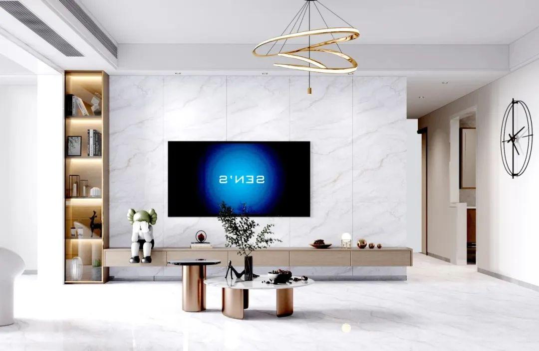 不一樣的視覺享受！客廳裝修用OSTONE歐泊石，讓空間更有格調