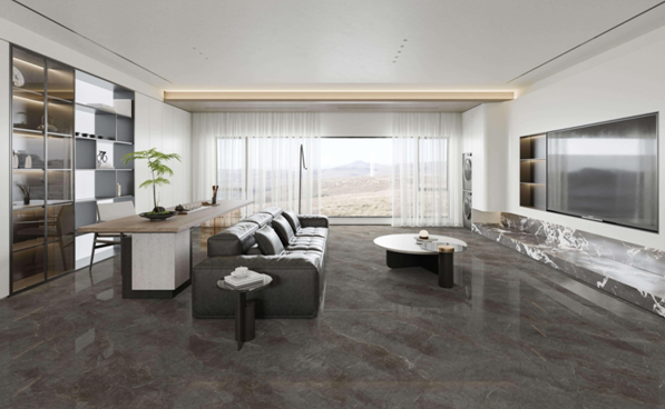 極致理石×尼諾棕丨告別千篇一律，深色系瓷磚撐起整個家的高級感！